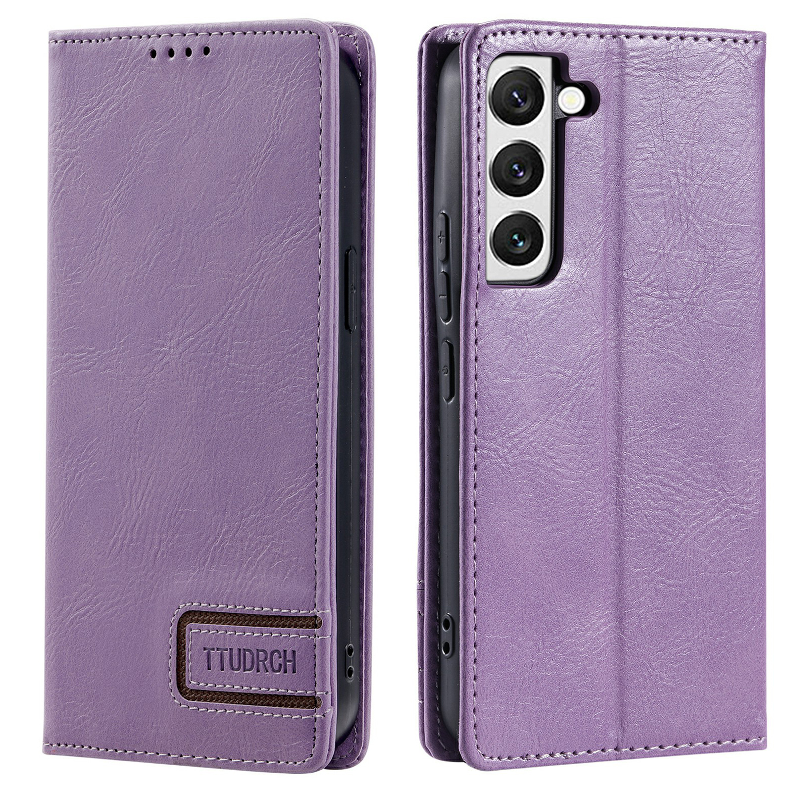 

Ttudrch Style 007 Für Samsung Galaxy S22 5G Telefon Lederhülle RFID -blockierabdeckung Mit Stand Wallet - Lila, Galaxy S22 5G