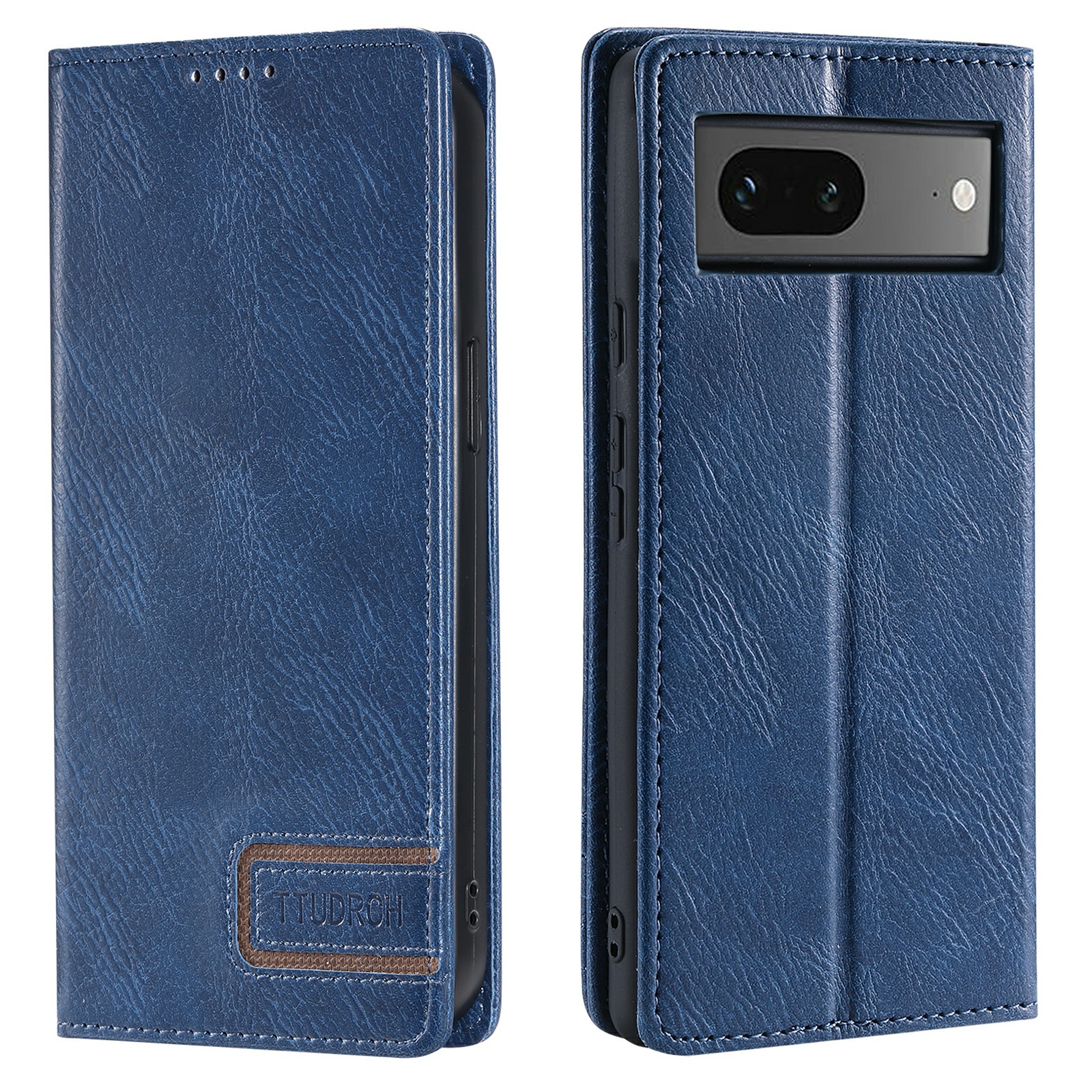 

Ttudrch Style 007 Für Google Pixel 7 5G Stand Phone Hülle RFID Blockierende PU -leder -brieftaschenabdeckung - Blau, Google Pixel 7 5G