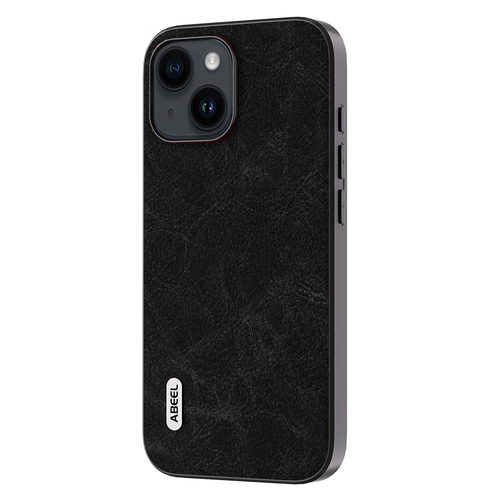

Abeel Für Iphone 15 Litchi Texture Phone Cover PU Leder + PC + TPU Anti-scratch-hülle - Verträumtes Schwarz, iPhone 15
