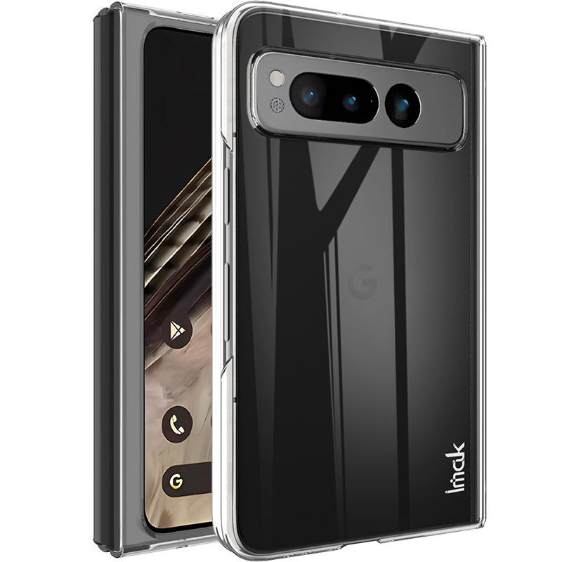 

IMAK Crystal Case II Pro Für Google Pixel Fold PC Crystal Telefon Hülle Zweiteilige Designschale (obere Abdeckung+untere Abdeckung), Google Pixel Fold