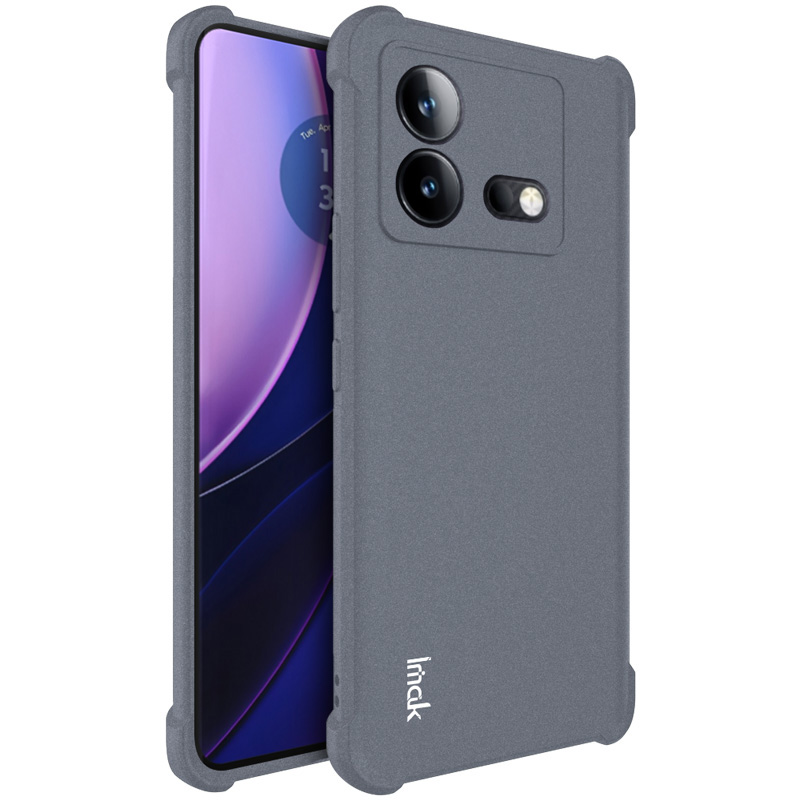 

Imak Für Vivo Iqoo Neo8 Pro 5g / Neo8 5G Matt TPU Schockfeste Rückdeckabdeckung Handy -shell -schutzhülle - Grau, vivo iQOO Neo8 Pro 5G