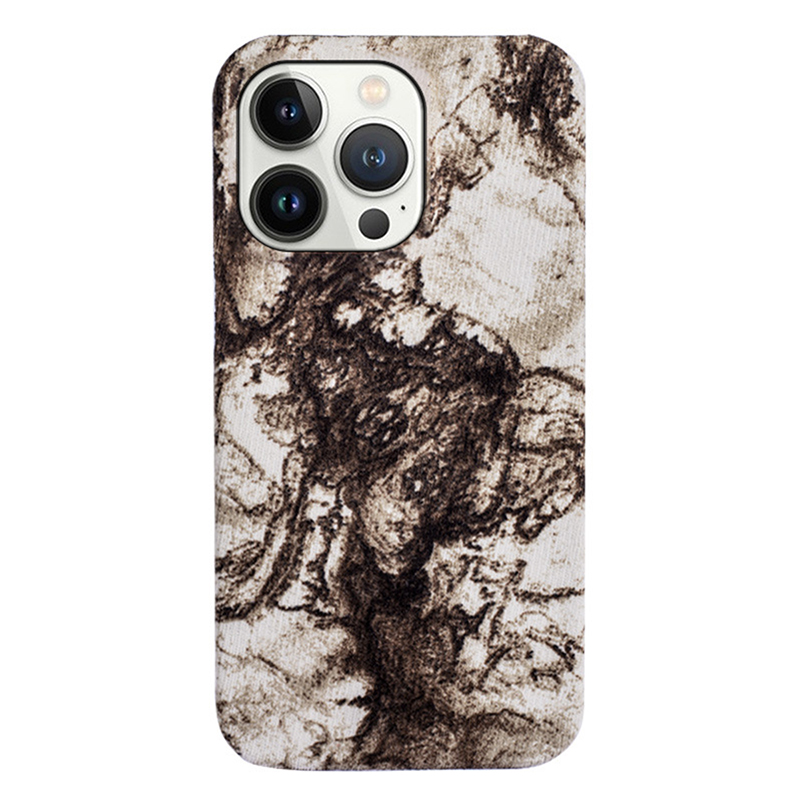 

BulkSourcing Für Iphone 14 Pro Max Mobiltelefon Case Tuch+hartes PC -schutz Telefonabdeckung - Marmor / Braun, iPhone 14 Pro Max