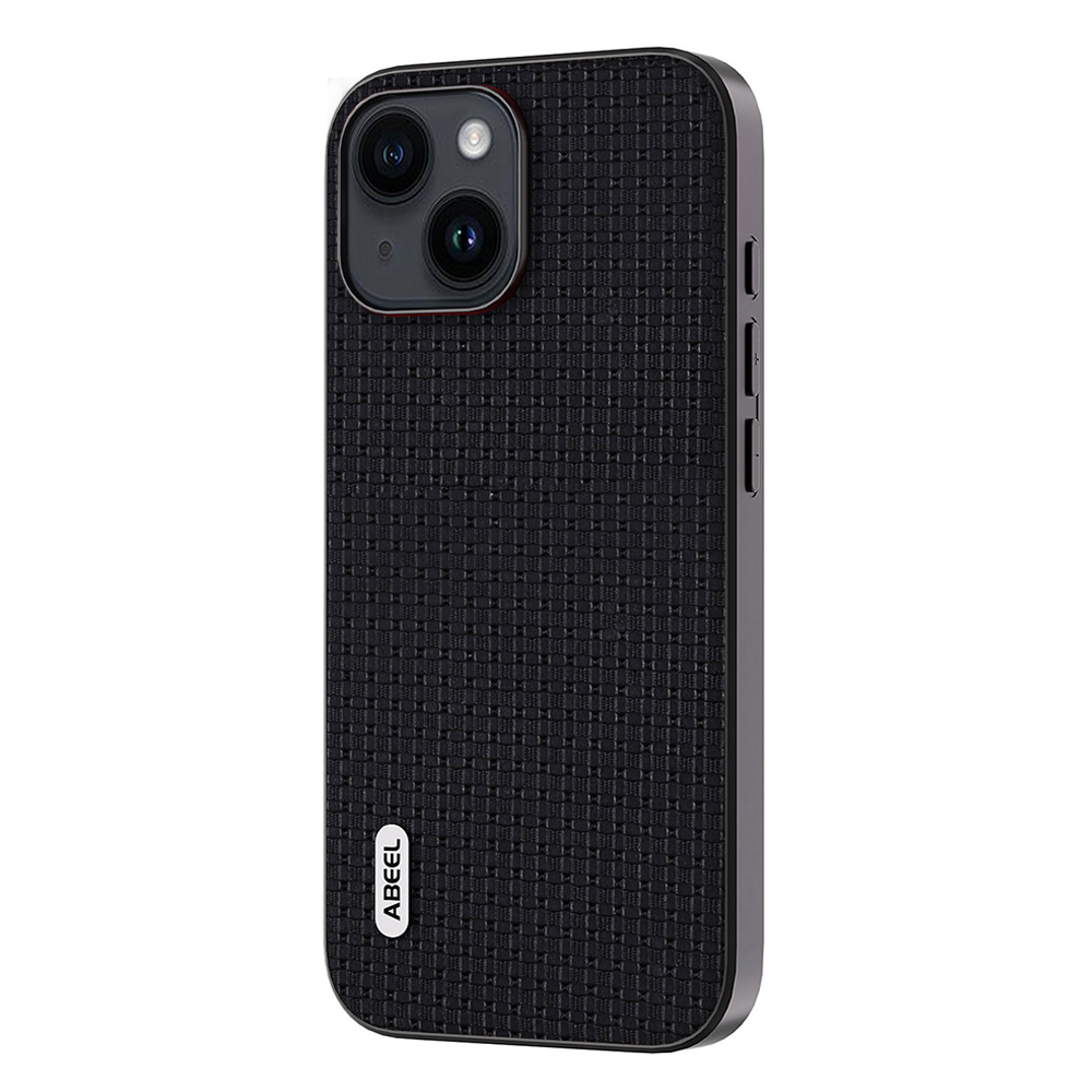 

Abeel Für Iphone 15 Mobiltelefon Deckung Staubdes Echter Kuhleder+tpu -telefonhülle - Schwarz, iPhone 15