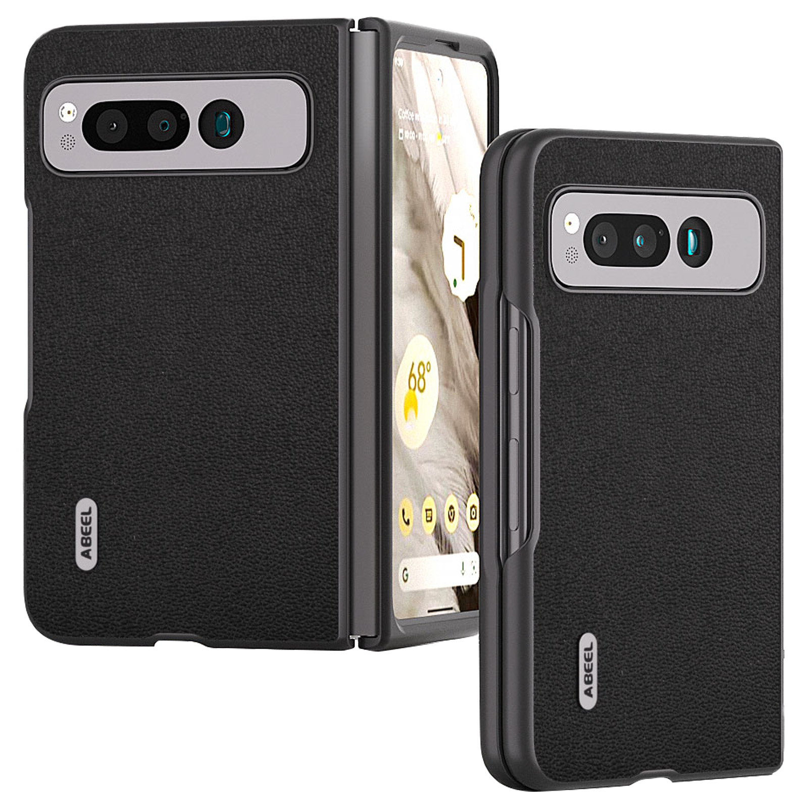 

Abeel Für Google Pixel Fold Protective Deck - Schwarz, Google Pixel Fold