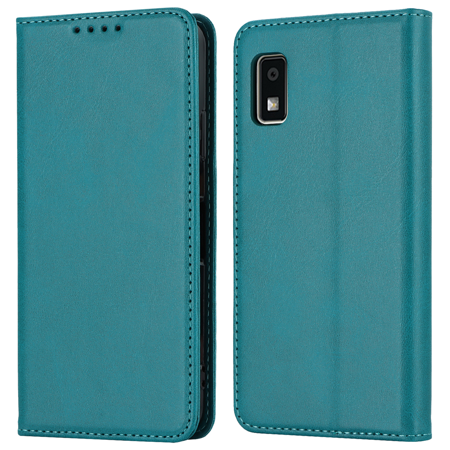 

Kalbstextur PU Leder Hülle Für Scharfe Aquos Wish3 Schockdorgendes Stand Wallet Telefonabdeckung - Himmelblau, Sharp Aquos Wish3