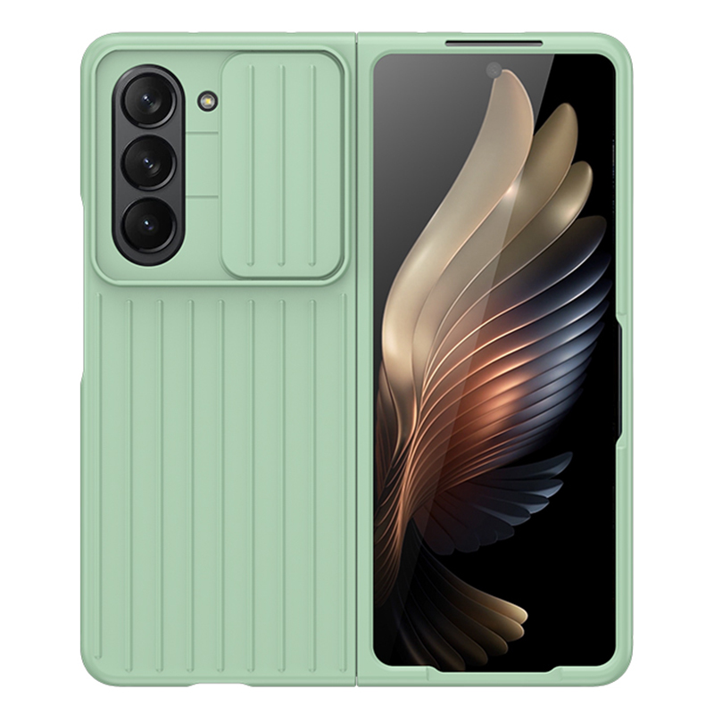 

Für Samsung Galaxy Z Fold5 5G Hard PC Phone Case Anti-kratzer Ultra Slim Deckung Mit Dia Camera Protector - Minzgrün, Galaxy Z Fold5 5G
