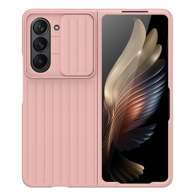 

Für Samsung Galaxy Z Fold5 5G Hard PC Phone Case Anti-kratzer Ultra Slim Deckung Mit Dia Camera Protector - Rosa, Galaxy Z Fold5 5G