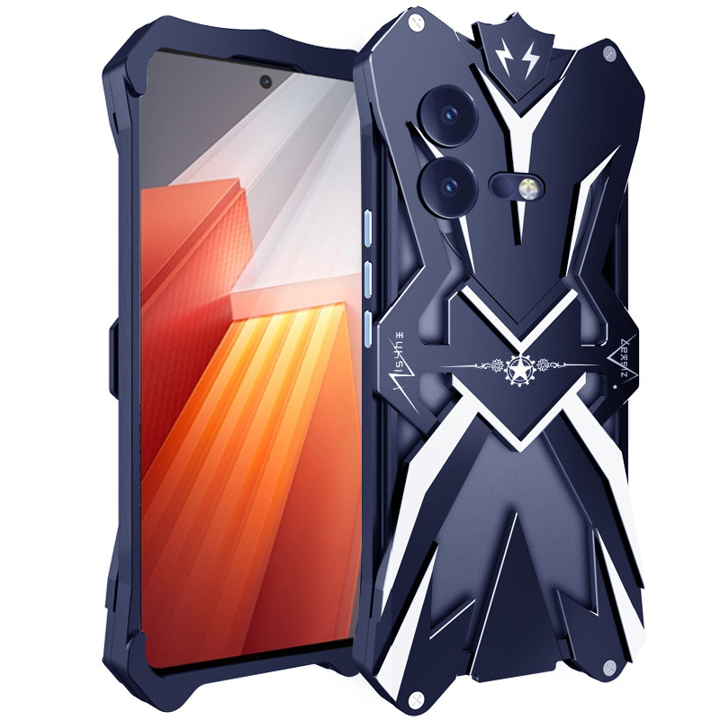 

Für Vivo Iqoo Neo8 Pro 5G Telefonhülle Aluminiumlegierung Metall Stoßdes Hardcover, vivo iQOO Neo8 Pro 5G