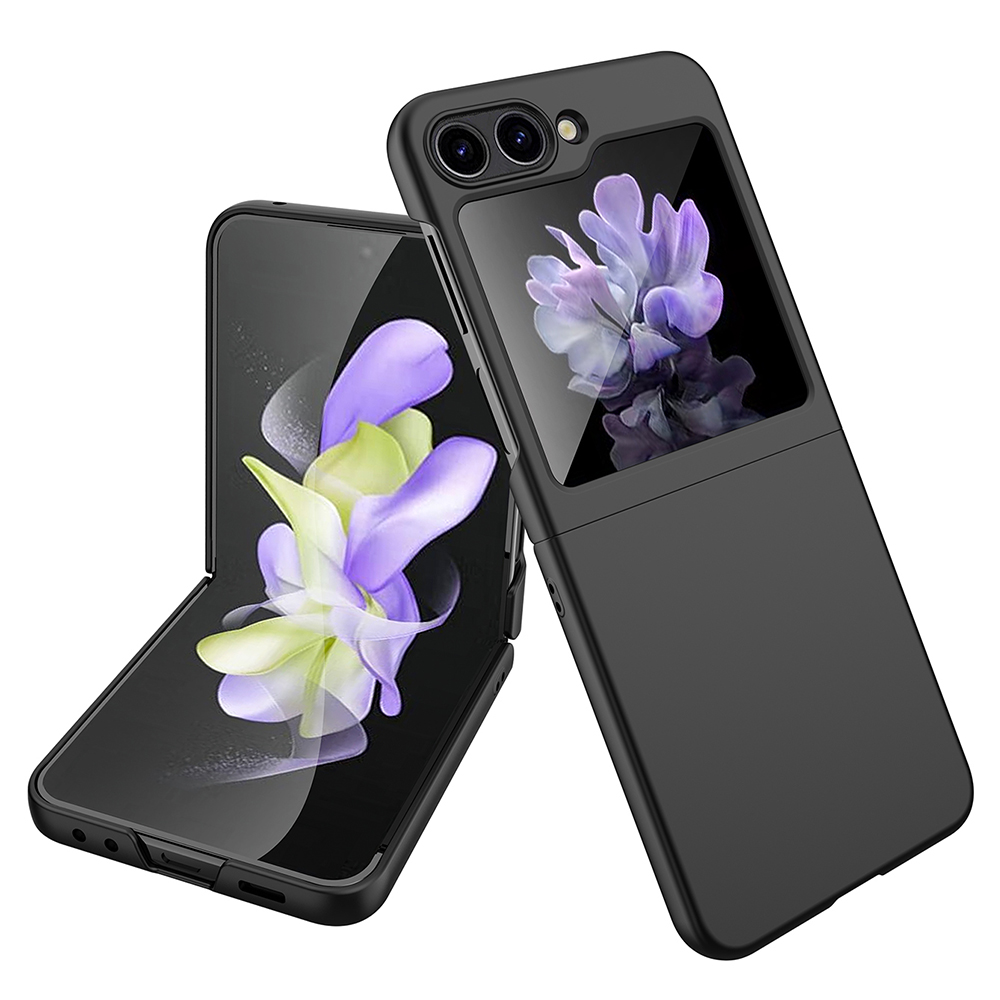 

Für Samsung Galaxy Z Flip5 5G Ultra Thin Hard PC Phone Case Gummierte Schutzabdeckung - Schwarz, Galaxy Z Flip5 5G