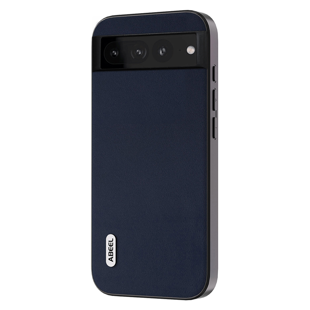 

ABEEL Stockfort Haste Für Google Pixel 8 Pro Nappa Textur Telefonschale Echte Kuhleder+pc+tpu -abdeckung - Blau, Google Pixel 8 Pro