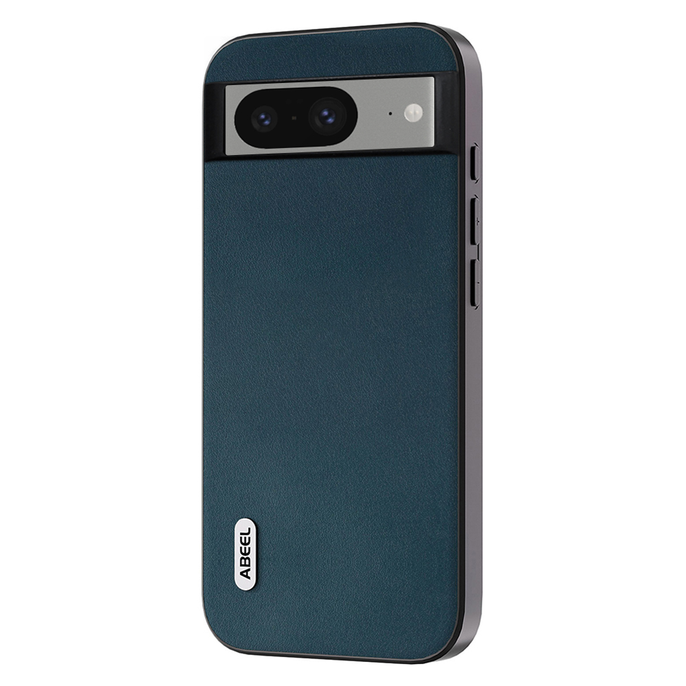

ABEEL Für Google Pixel 8 Nappa Texture Mobile Hülle Echtes Kuhleder+pc+tpu -abdeckung - Grün, Google Pixel 8
