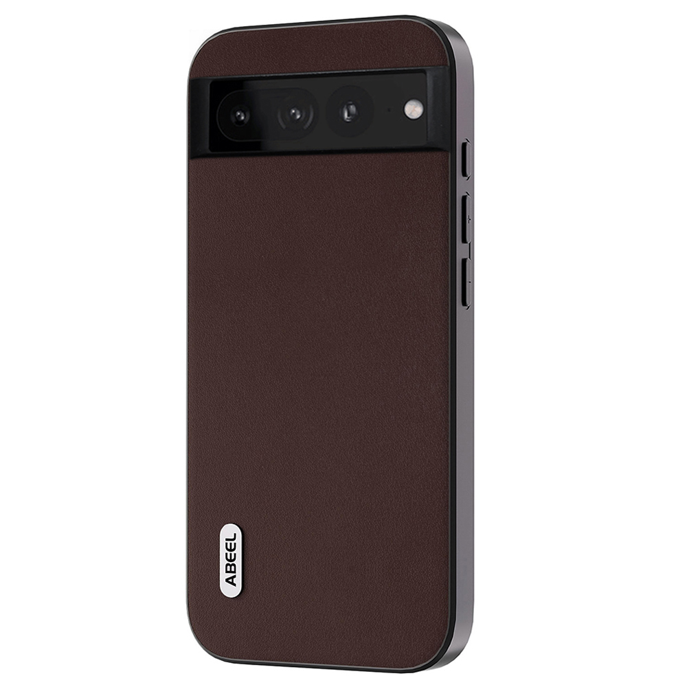 

ABEEL Nappa Texture Phone Hülle Für Google Pixel 7 Pro 5G Drop-sof-echtes Kuhleder+pc+tpu-abdeckung - Kaffee, Google Pixel 7 Pro 5G