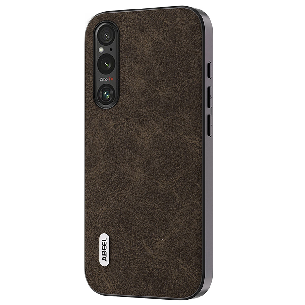 

Abeel Back Protector Für Sony Xperia 1 IV 5G PU Leder+pc+tpu Litchi Textur Scratch Proof Phone Hülle - Khaki, Sony Xperia 1 IV 5G