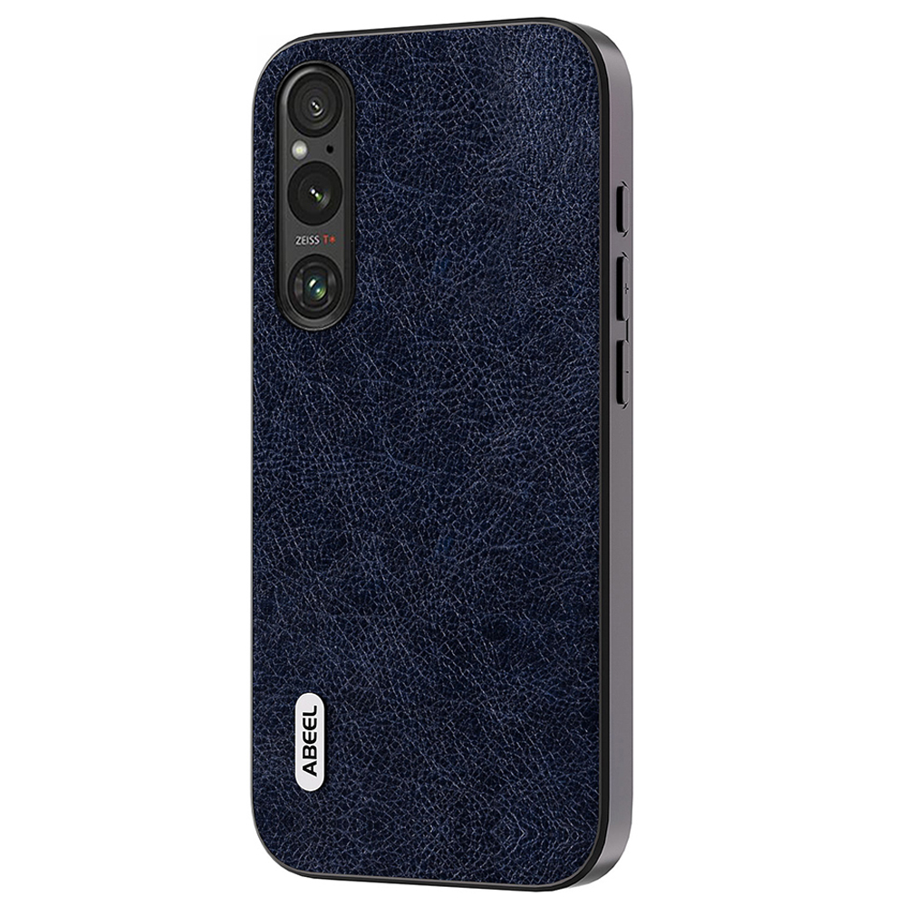 

ABEEL -telefonhülle Für Sony Xperia 1 IV 5G Retro Litchi Textur PU Lederbeschichtete TPU+PC -abdeckung - Blau, Sony Xperia 1 IV 5G