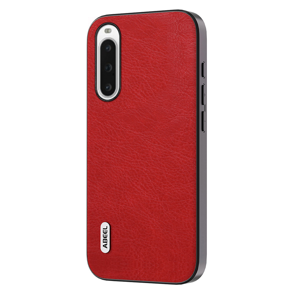 

Abeel Für Sony Xperia 10 IV 5G Vintage Phone Hülle PU Lederbeschichtete TPU+PC Litchi Texturabdeckung - Rot, Sony Xperia 10 IV 5G