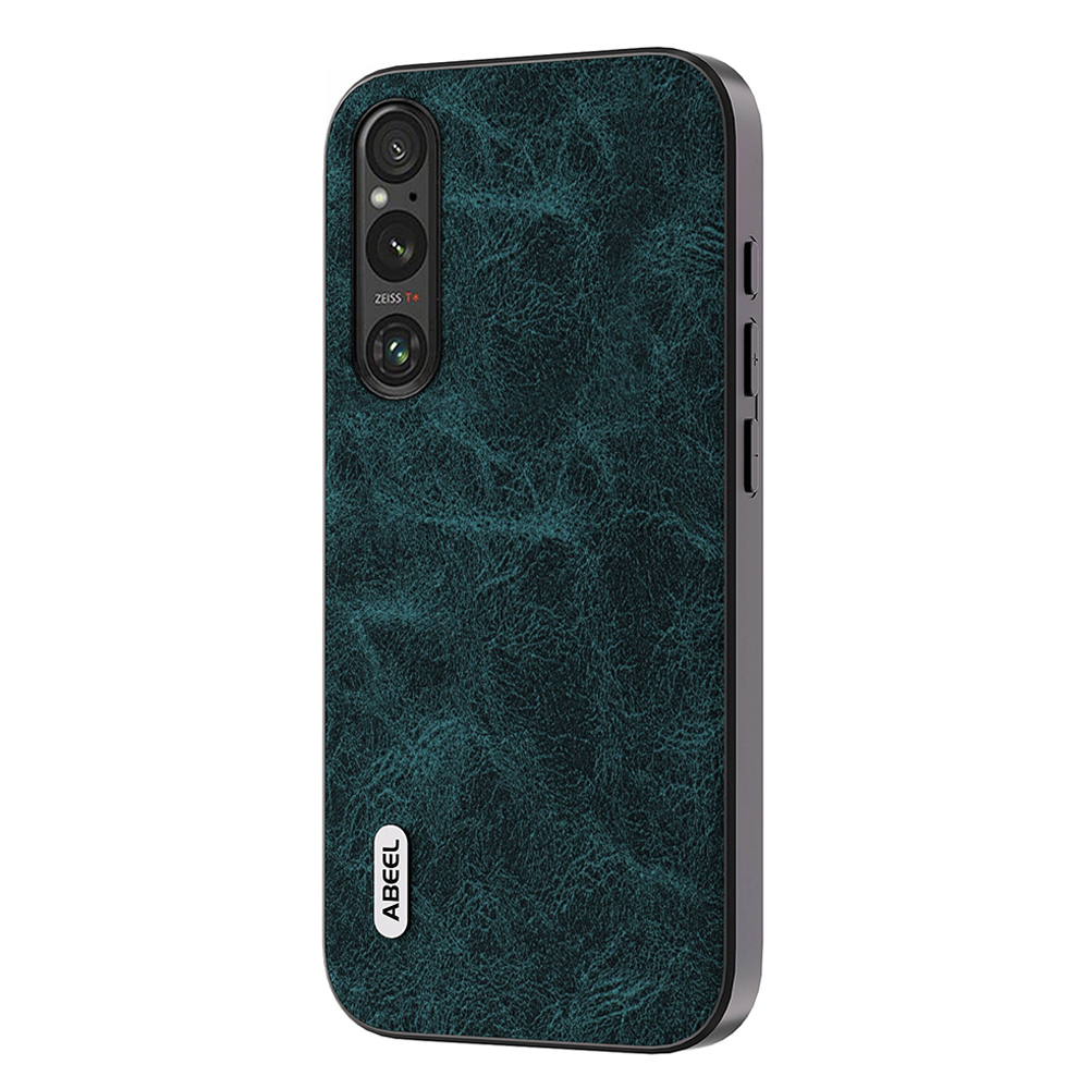 

ABEEL Slim Telefonschaft Für Sony Xperia 1 V Schockfeste Abdeckung Litchi Textur PU Leder+pc+tpu Telefonschale - Blau, Sony Xperia 1 V