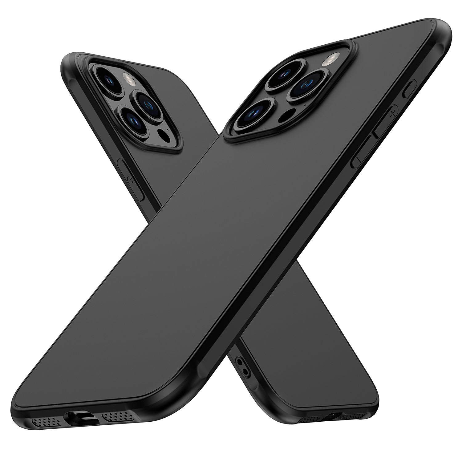 

Leeu Design Für Iphone 15 Pro Max Matte TPU Telefon Hülle Airbag Gummi, iPhone 15 Pro Max