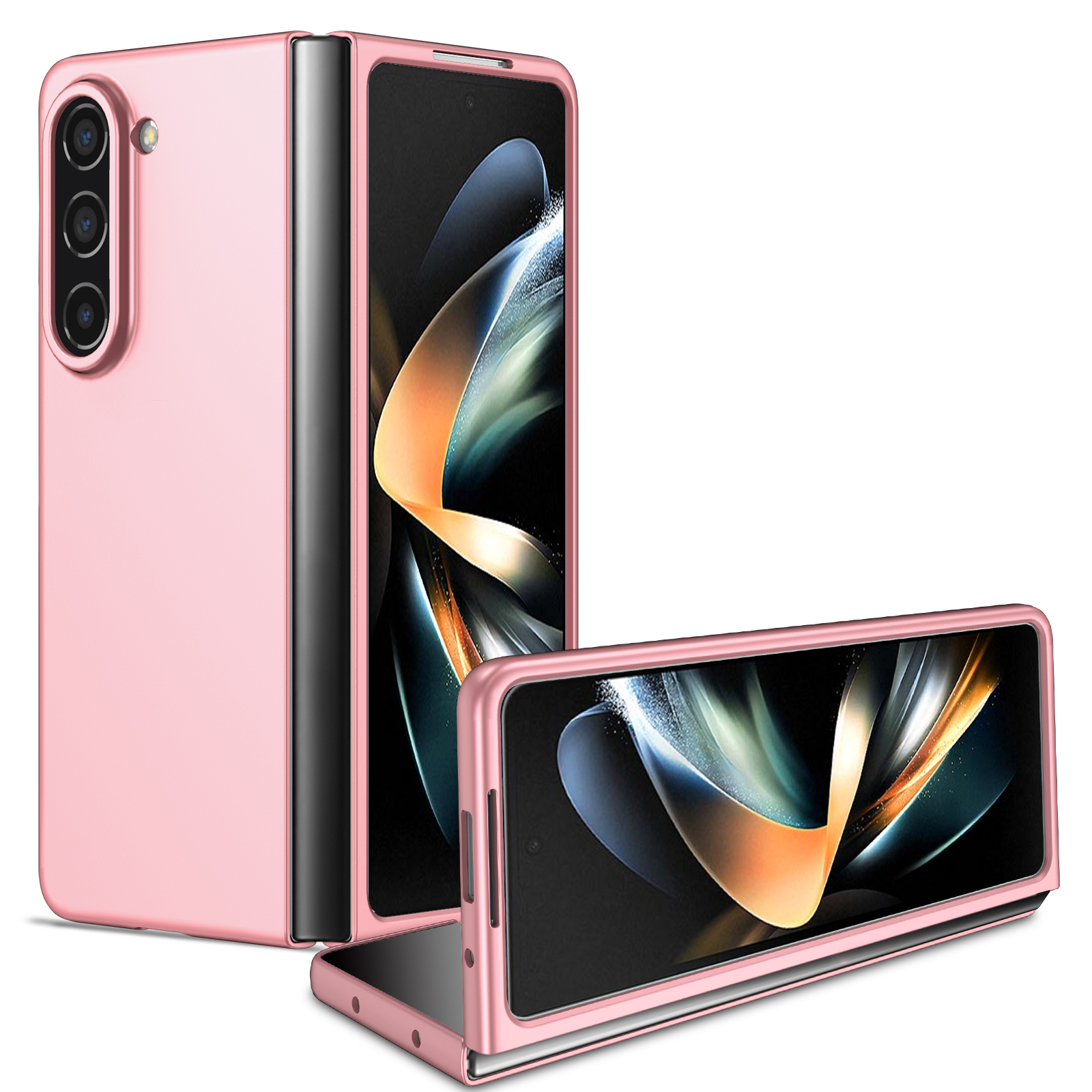 

Für Samsung Galaxy Z Fold5 5G Hard PC Anti-drogenabdeckungsabdeckung Telefonschutzhülle - Rosa, Galaxy Z Fold5 5G