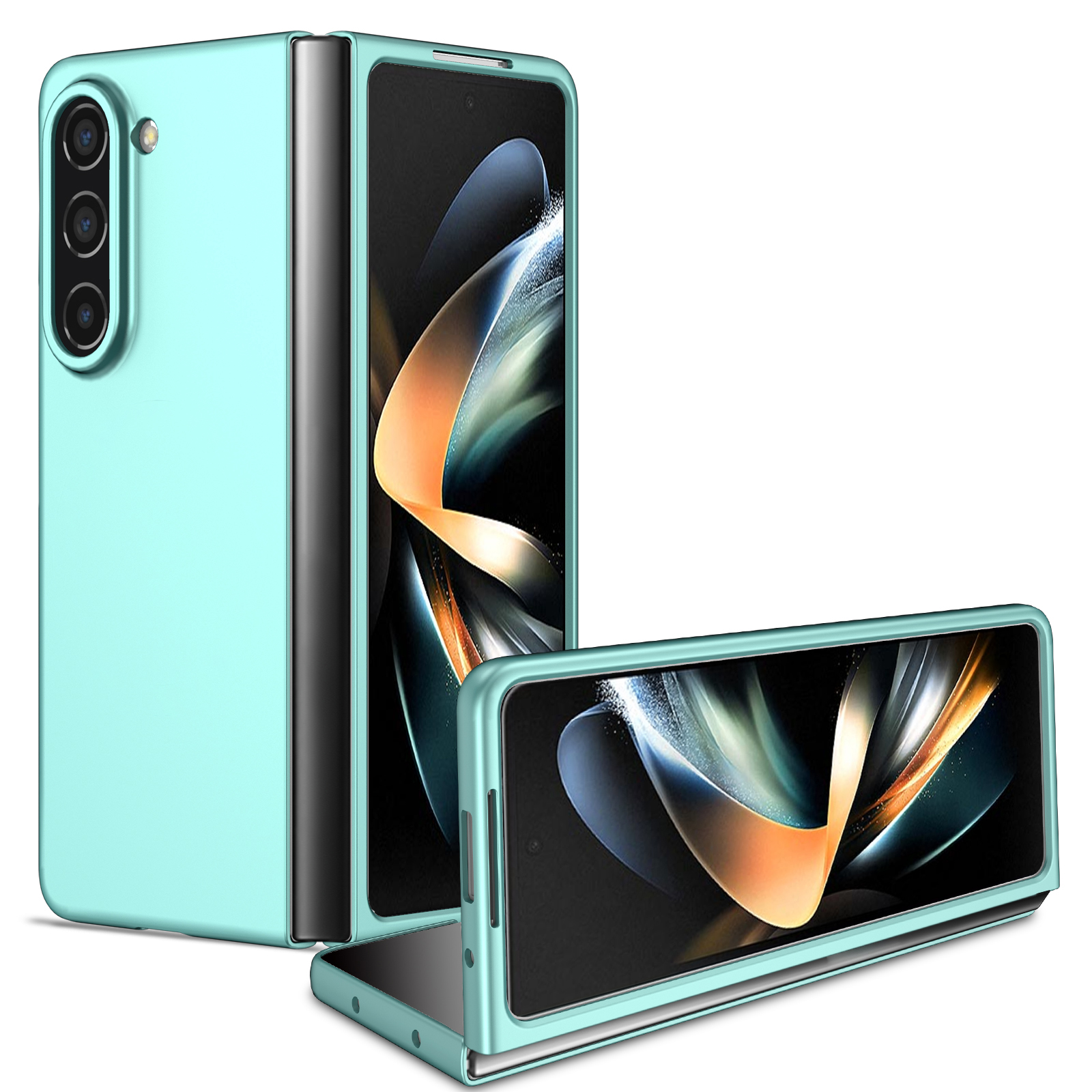 

Für Samsung Galaxy Z Fold5 5G Hard PC Anti-drogenabdeckungsabdeckung Telefonschutzhülle - Grün, Galaxy Z Fold5 5G