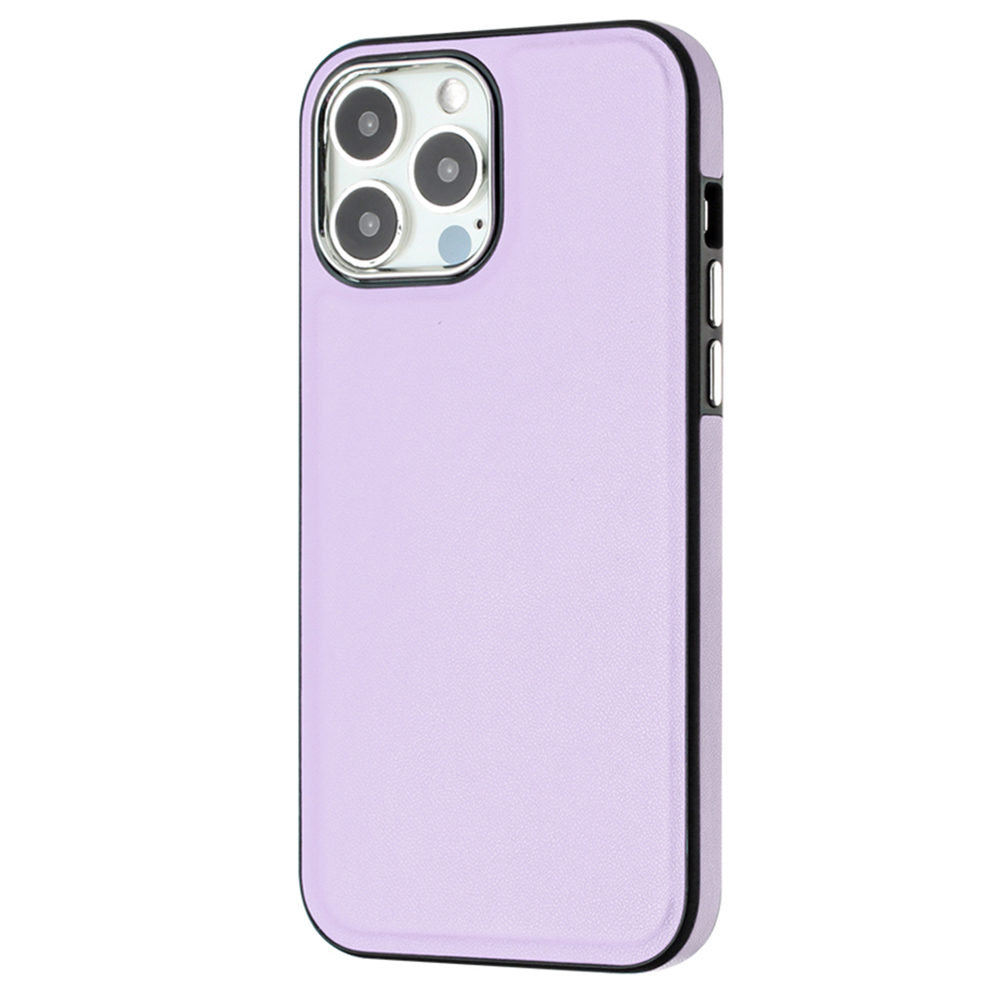 

YB Lederbeschichtung Serie-6 Für Iphone 15 Pro Anti-drop-abdeckung PU Leder Beschichtetes Tpu-mobiltelefongehäuse - Lila, iPhone 15 Pro