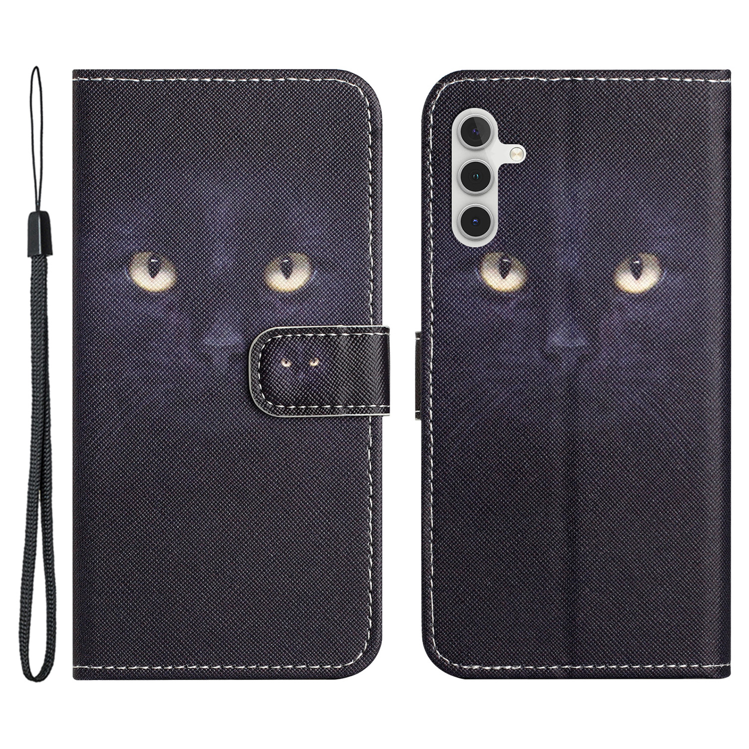

Für Samsung Galaxy S23 fe 3D Muster Druckstill - Katzenauge, Galaxy S23 FE