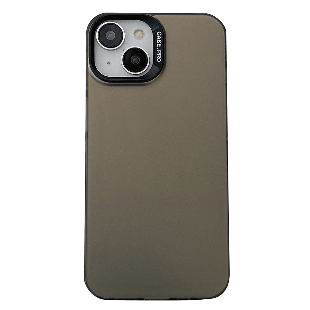 

Für Das Iphone 14 Plus Durchscheinende Matte Telefonhülle TPU+PC Anti-drop-rückzugabdeckung - Schwarz, iPhone 14 Plus
