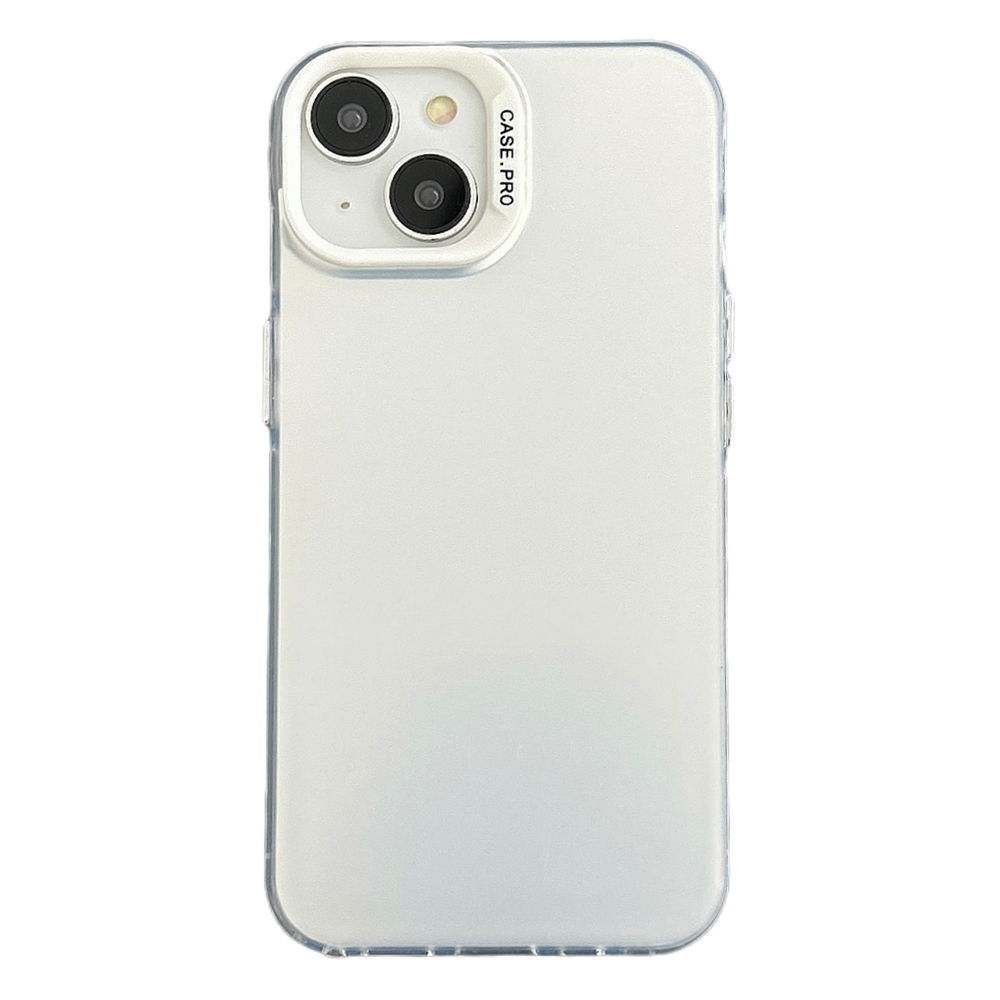 

Für Das Iphone 14 Plus Durchscheinende Matte Telefonhülle TPU+PC Anti-drop-rückzugabdeckung - Weiss, iPhone 14 Plus