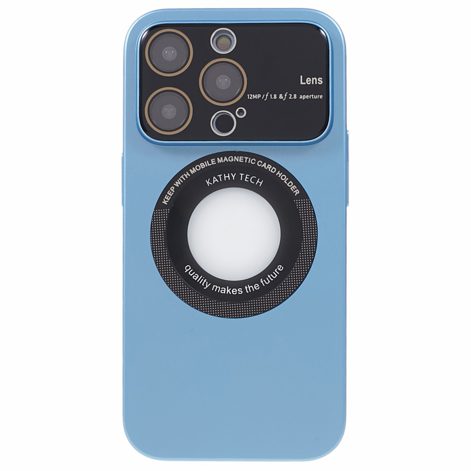 

Hartes Pc-hülle Für Iphone 12 Pro 6,1 Zoll Anti-drogen-schockdelefonabdeckung Kompatibel Mit Magsafe - Baby Blau, iPhone 12 Pro