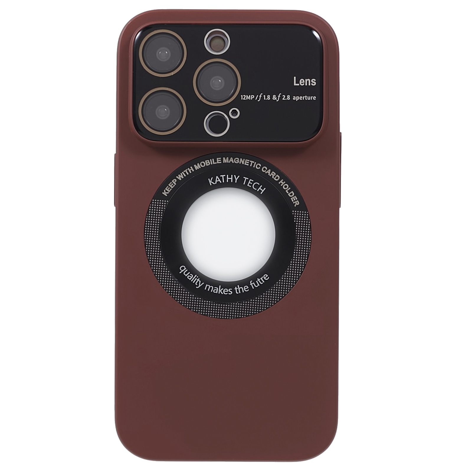 

Hartes Pc-hülle Für Iphone 12 Pro 6,1 Zoll Anti-drogen-schockdelefonabdeckung Kompatibel Mit Magsafe - Weinrot, iPhone 12 Pro