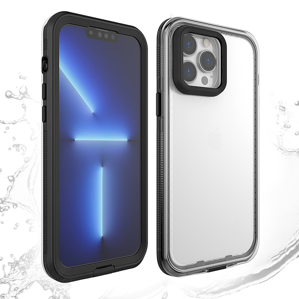 

Für Das Iphone 13 Pro Max. 6,7 Zoll IP68 Wasserdicht - Schwarz / Transparent, iPhone 13 Pro Max