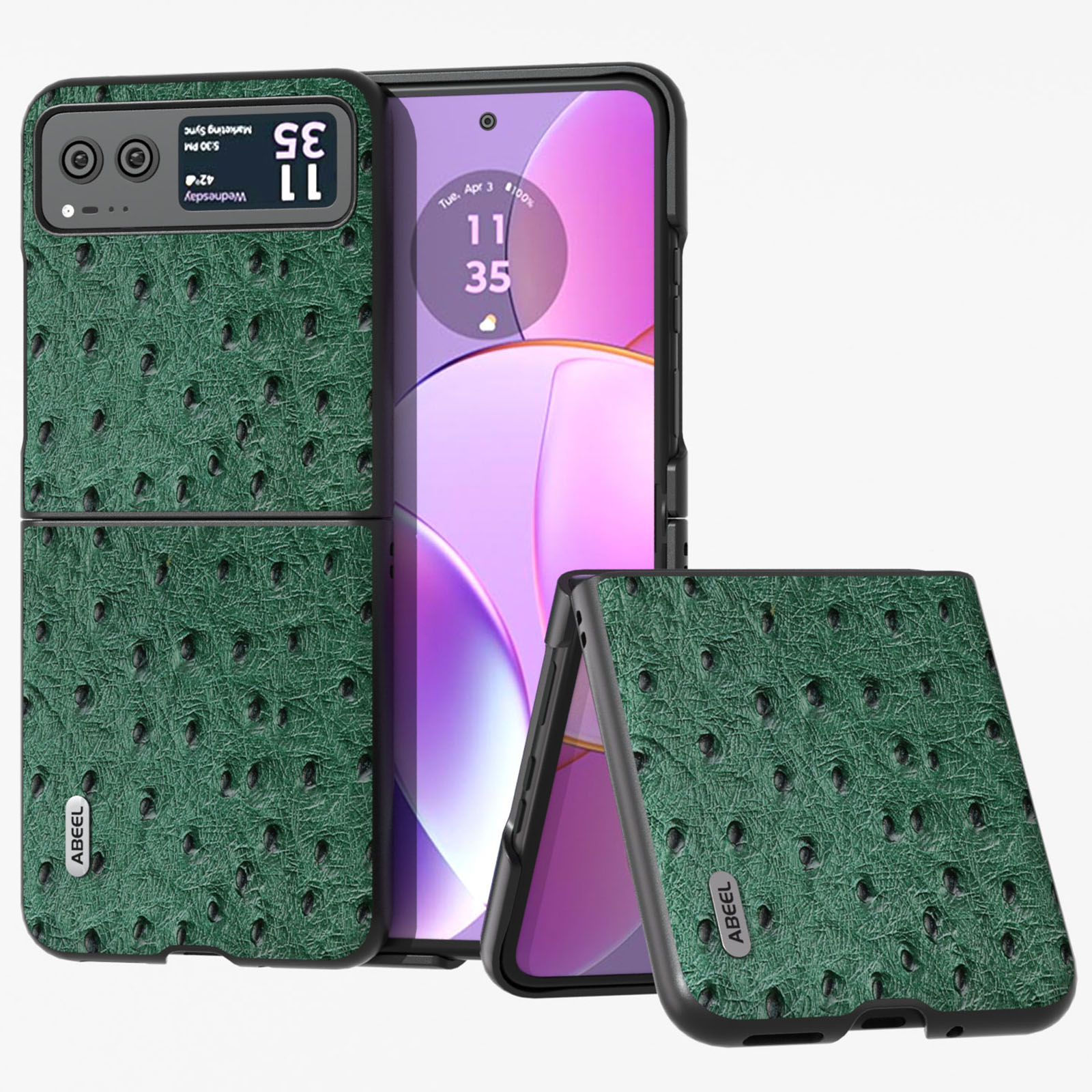

Abeel Für Motorola Razr 40 5G Schutzschlank - Grün, Motorola Razr 40 5G