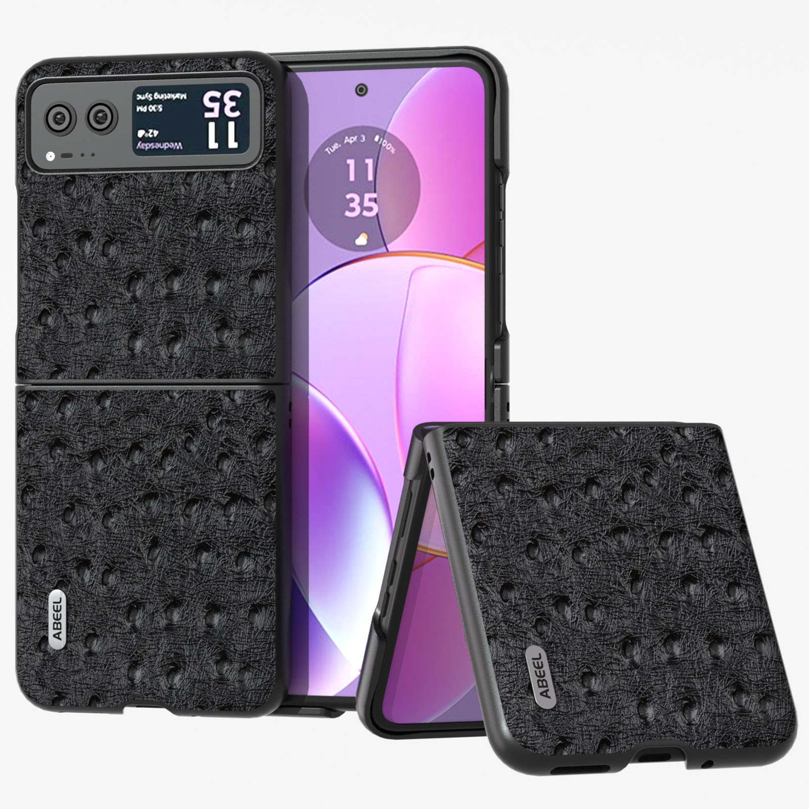 

Abeel Für Motorola Razr 40 5G Schutzschlank - Schwarz, Motorola Razr 40 5G