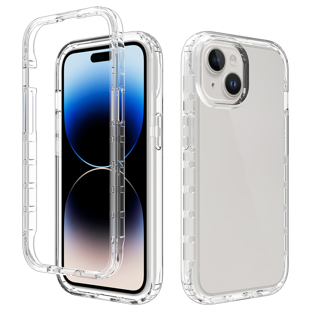 

Für Iphone 15 Schutzhülle Clear Anti-drop Tpu+pc-telefonabdeckung - Transparent, iPhone 15