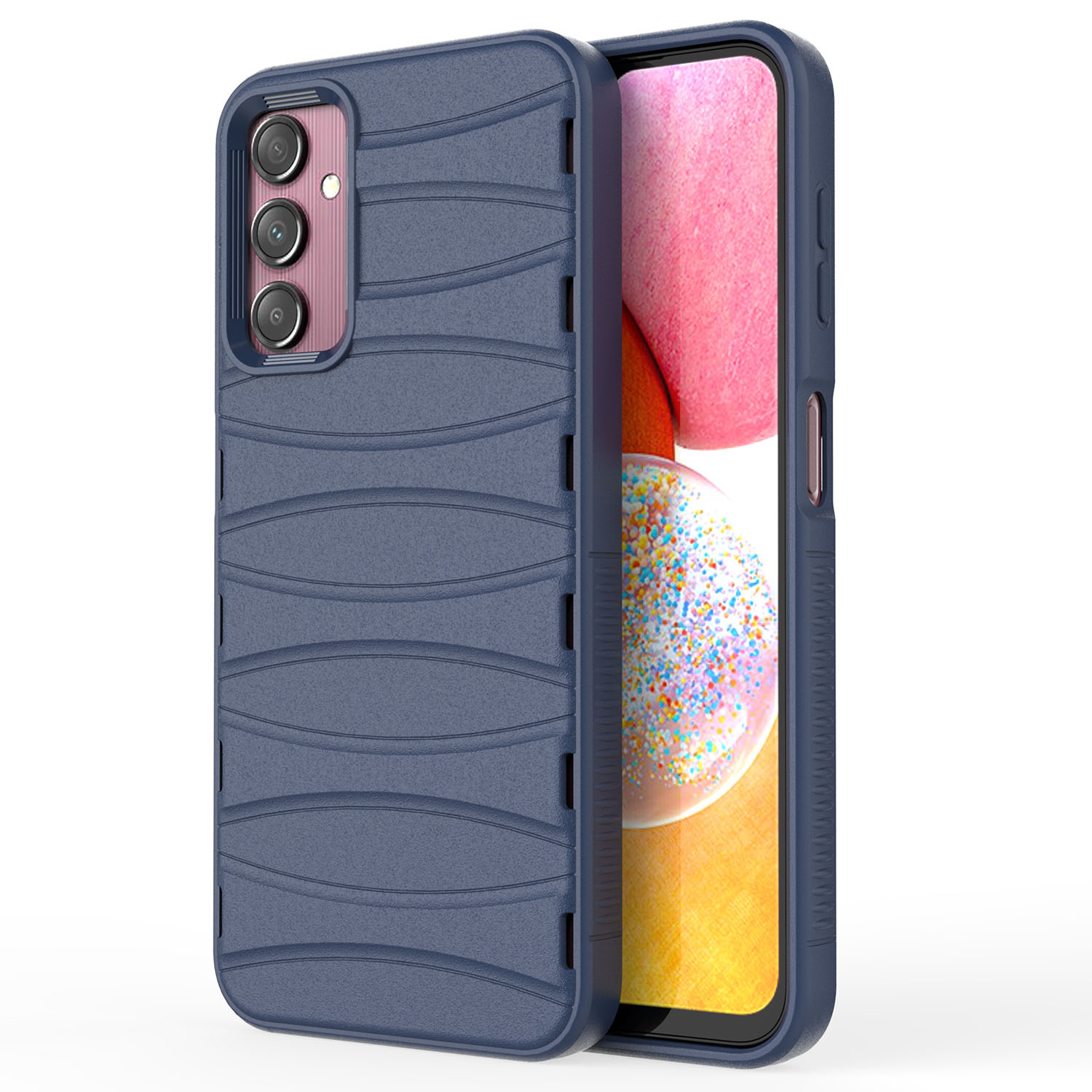 

Biberkas Für Samsung Galaxy A14 5G / A14 4G Tpu-telefonkoffer Anti-kratzer-wärme-dissipation Telefonabdeckung - Blau, Galaxy A14 5G