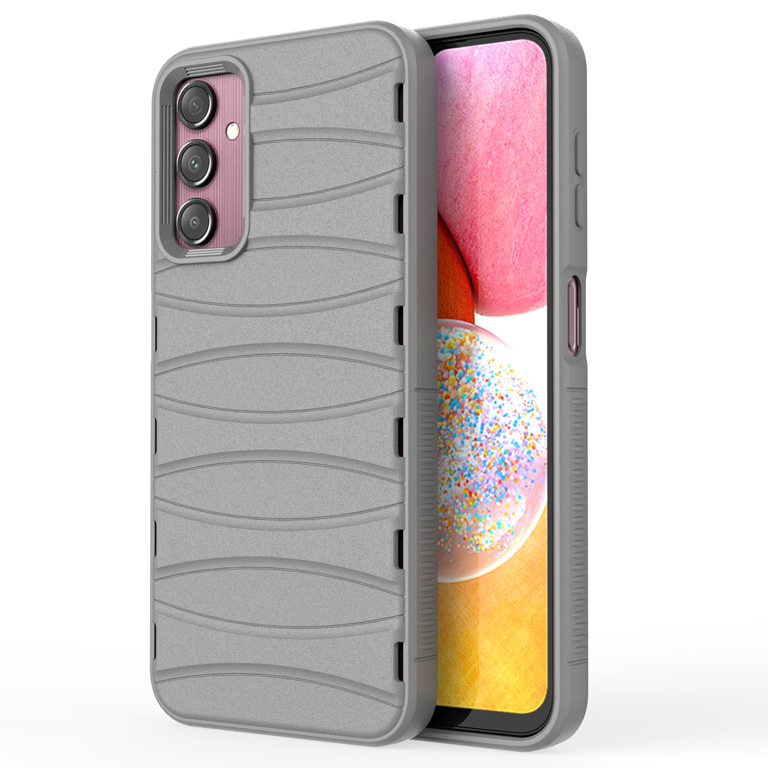 

Biberkas Für Samsung Galaxy A14 5G / A14 4G Tpu-telefonkoffer Anti-kratzer-wärme-dissipation Telefonabdeckung - Grau, Galaxy A14 5G