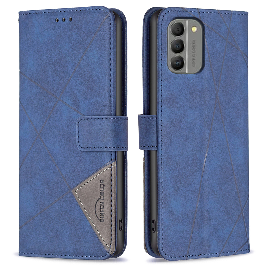 

Binfen Farbe BF05 Für Nokia G310 Lederabdeckung Phone Hülle Gedruckte Muster Brieftasche Shell - Blau, Nokia G310