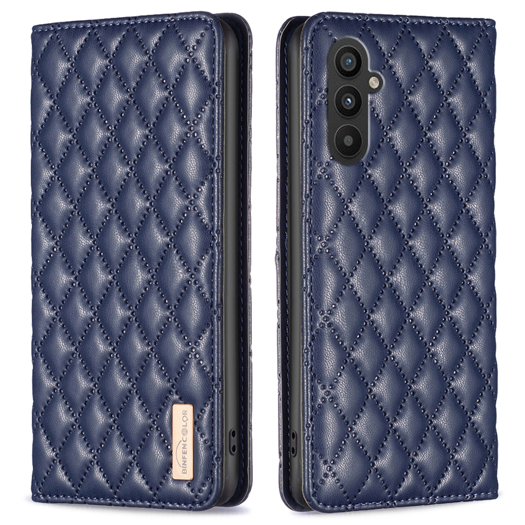 

Binfen Color BF Style-16 Für Samsung Galaxy A25 5G Anti-staub PU Leder Flip Ständer Cover Card Slot Telefonhülle - Blau, Galaxy A25 5G