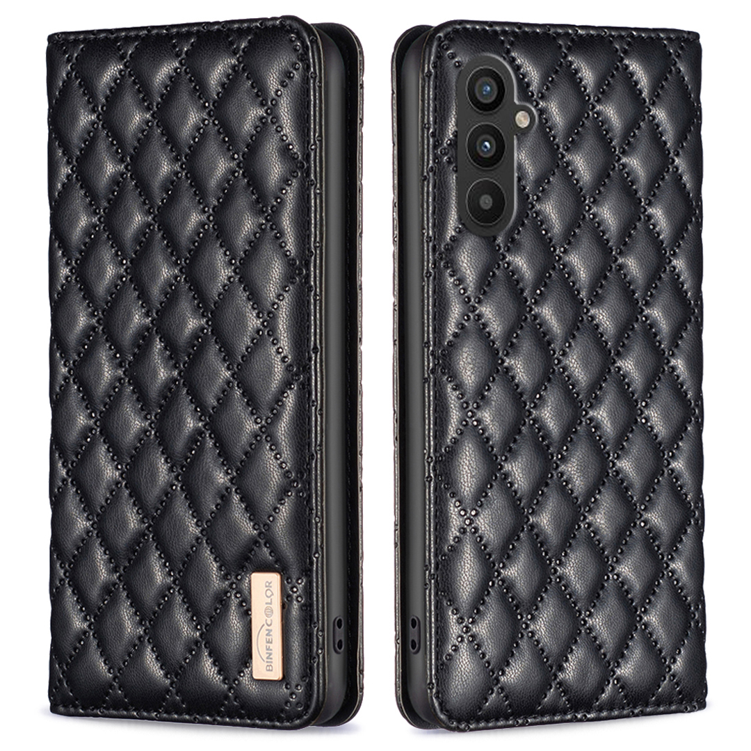 

Binfen Color BF Style-16 Für Samsung Galaxy A25 5G Anti-staub PU Leder Flip Ständer Cover Card Slot Telefonhülle - Schwarz, Galaxy A25 5G
