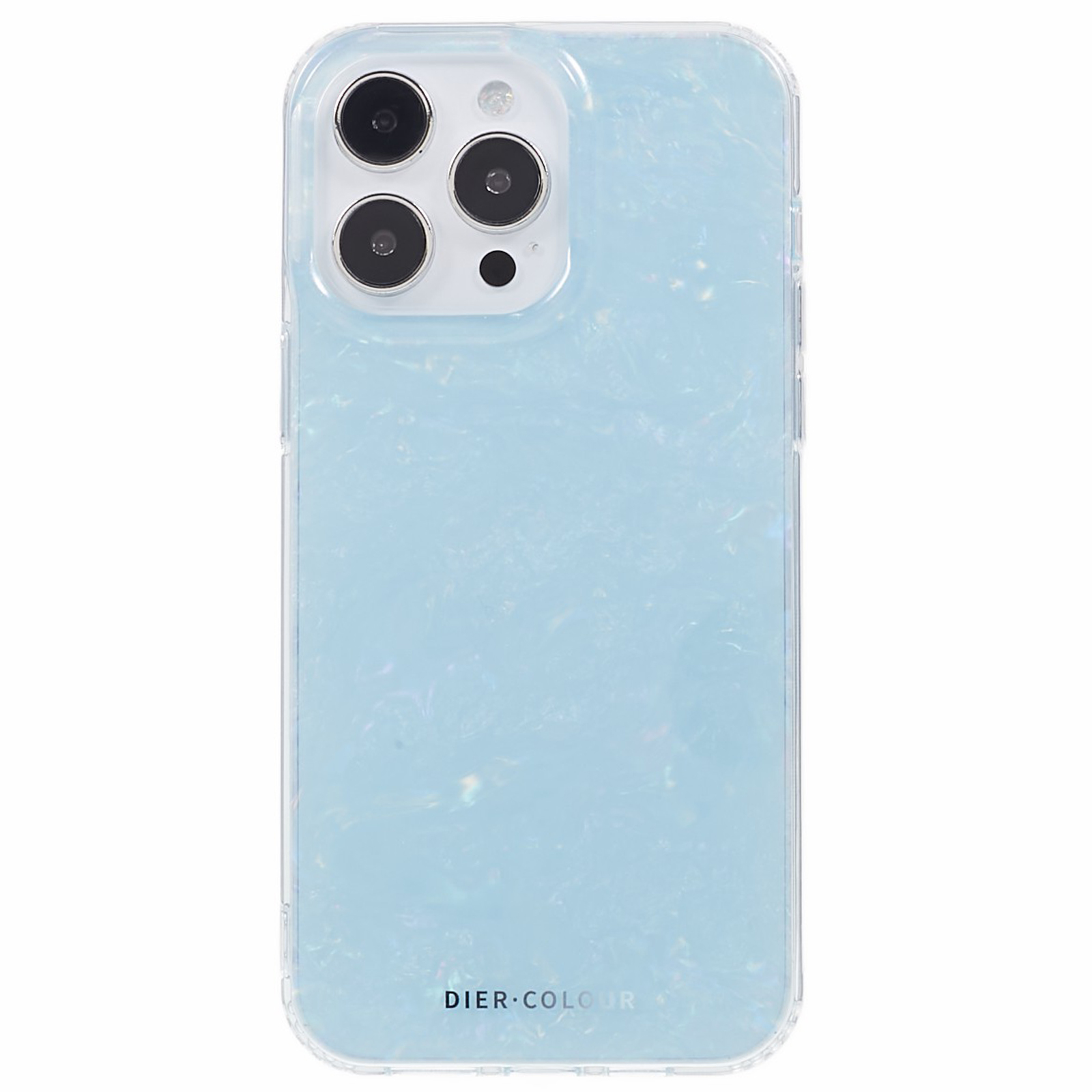 

Dier Color Shell Muster -serie Für Iphone 14 Pro Max Rückenabdeckung Hybrid -pc+tpu Stoßdämpfung Telefon Hülle - Blau, iPhone 14 Pro Max