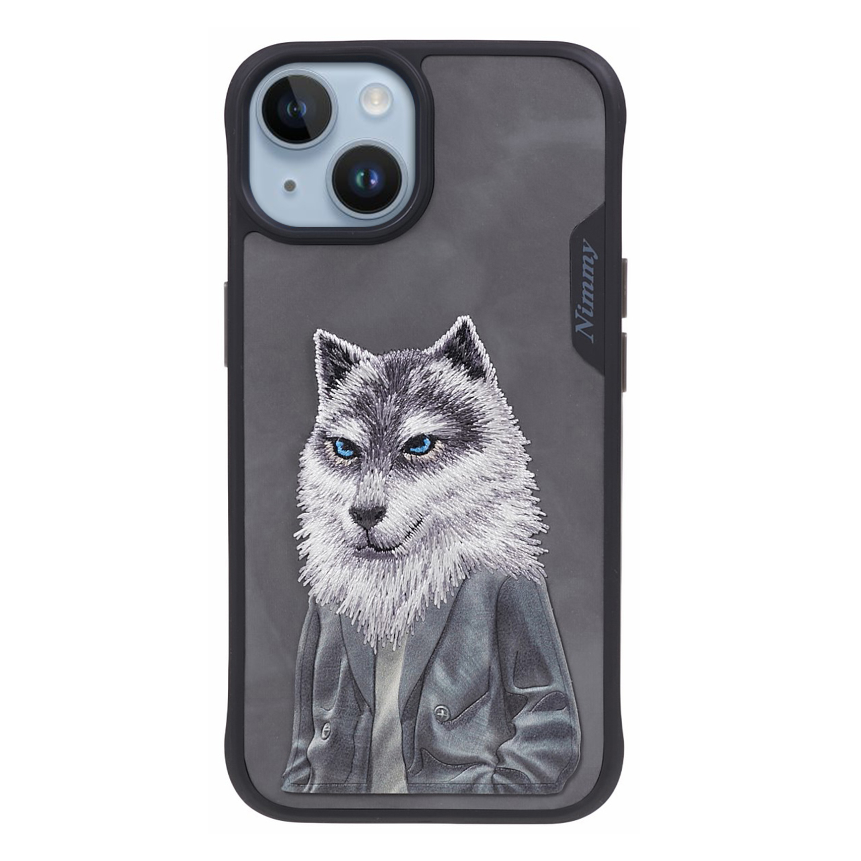 

Nimmy PC+TPU+PU Schutzschlank - Wolf, iPhone 14