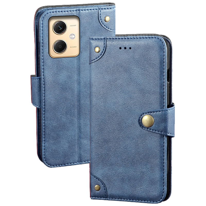 

IDEWEI Für Xiaomi Redmi Note 12r Pro 5G Anti-kratzer-telefonhülle Ballet PU Leder-telefonabdeckung - Blau, Xiaomi Redmi Note 12R Pro 5G
