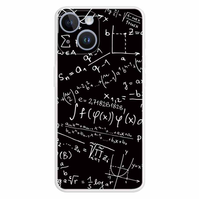 

Für Das Iphone 15 Muster Gedruckte Telefonhülle Weiche TPU -schockschutzschutzabdeckung - Mathematische Formel, iPhone 15