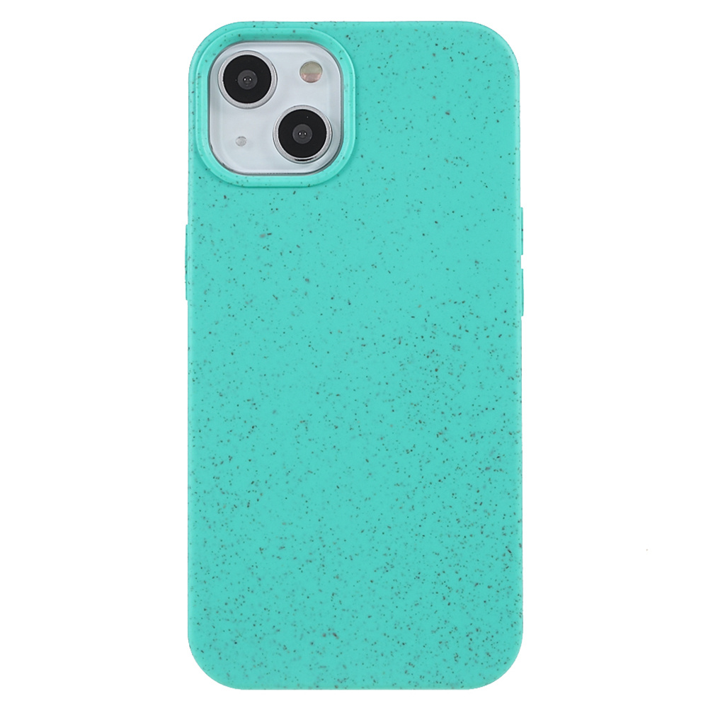 

Für Das Iphone 15 Starry Sky Series Matt Biologicable Case Wheat Stroh+tpu Hybrid Telefonabdeckung - Grün, iPhone 15