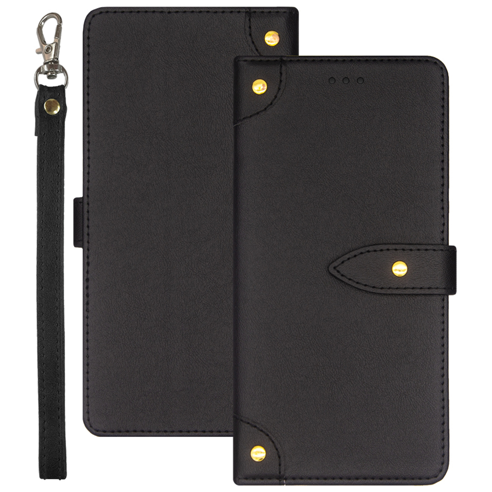 

IDEWEI PU Leder Flip Cover Für Asus Zenfone 10 5G Schutzhülle Drop-proof-karten-slots Telefonschale - Schwarz, Asus Zenfone 10 5G