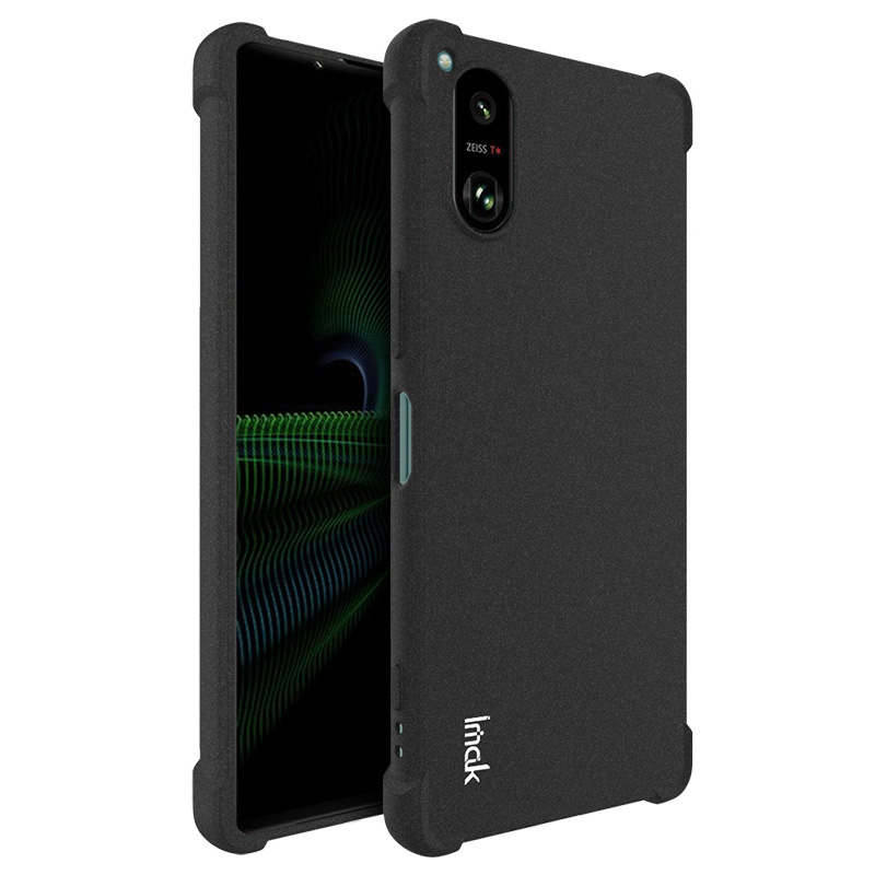 

IMAK Für Sony Xperia 5 V Phone Protective Back Case Matte TPU Anti-scratch-abdeckung - Schwarz, Xperia 5 V