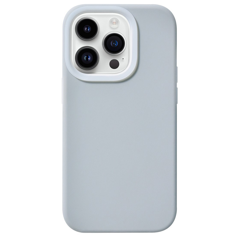 

Für Iphone 14 Pro Jelly Liquid Silicon+pc Cover Anti-scratch-mobilfunkkoffer - Grau, iPhone 14 Pro