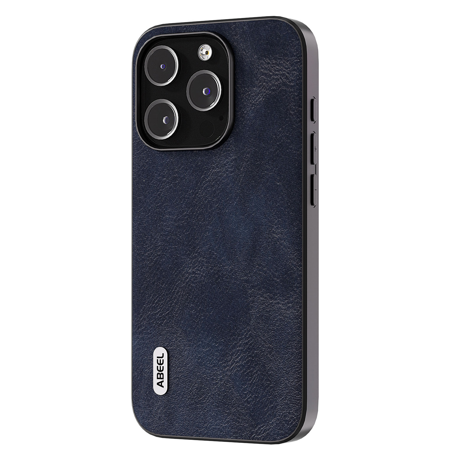 

ABEEL -telefonhülle Für Iphone 15 Pro Max, PU -leder -pc + TPU Cowide Texturabdeckung - Blau, iPhone 15 Pro Max