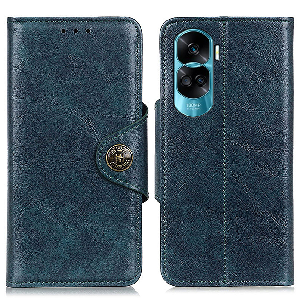 

Khazhen Für Ehre 90 Lite 5G / Ehren X50i Telefon Shell Case Wallet Stand PU Leder Telefonabdeckung - Blau, Honor 90 Lite 5G