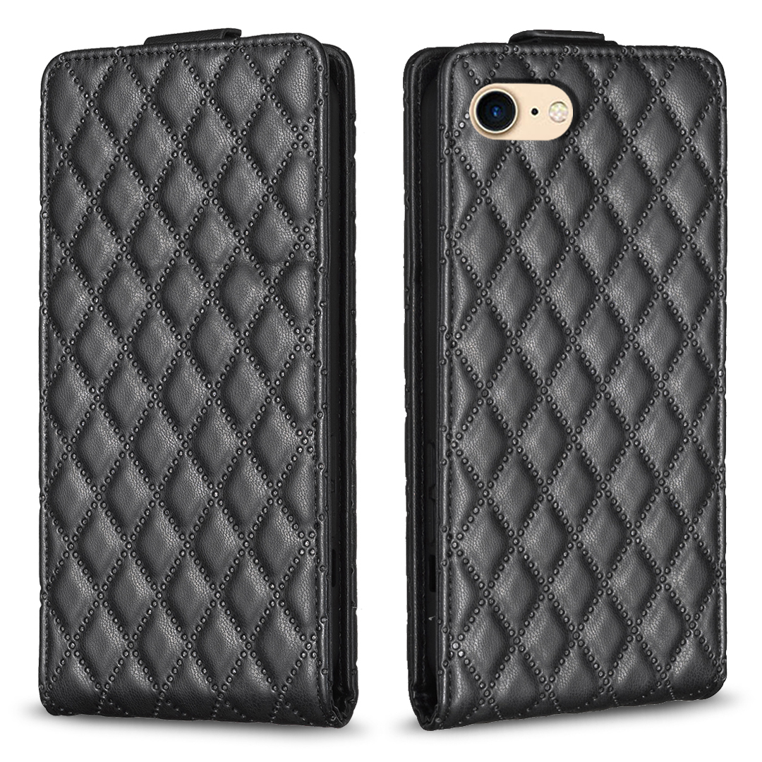 

BF30 Telefonhülle Für Iphone 6 / 6s / 7 / 8 4,7-zoll-gedruckte Leder Vertikaler Flip-kartenhalter Anti-drop-standabdeckung - Schwarz, iPhone 8 4.7 inch