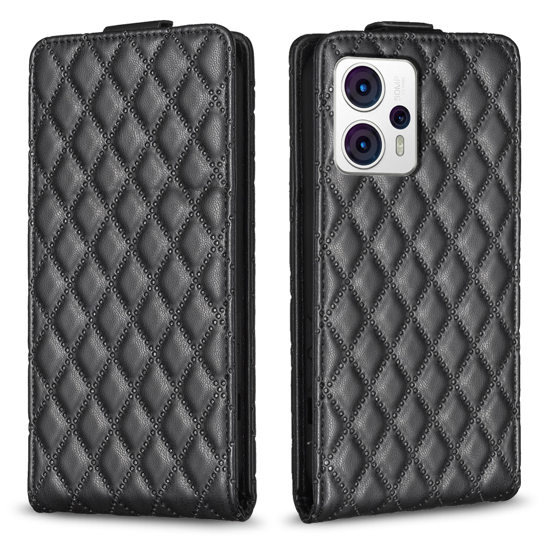 

BF30 Für Motorola Moto G13 4G / G23 4G / G53 5G PU Lederstand Cover Vertikaler Flip -kartenhalter -telefonhülle - Schwarz, Motorola Moto G13 4G